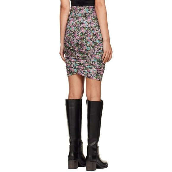 Isabel Marant Juno Fluid Mini Skirt Size 34 XS Multicolored $495 - Picture 10 of 14